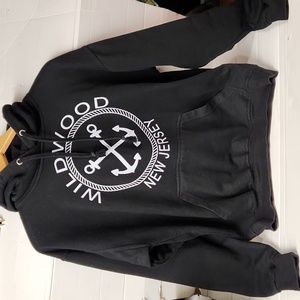 EUC Jon Lauren Apparel Wildwood New Jersey Women's sz M Sweatshirt w/hoodie